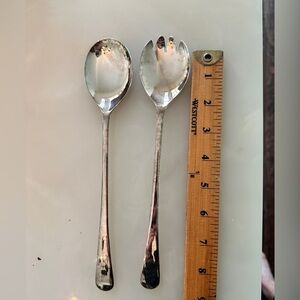 Vintage EPNS silver plated serving spoons